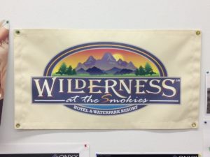 Wilderness at the Smokies resort banner